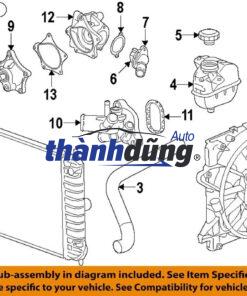 ỐNG NƯỚC VAN HẰNG NHIỆT PEUGEOT 3008 2018 | 9803703480 - Ảnh 4