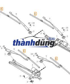 CHỔI GẠT MƯA TRƯỚC MERCEDES S63 AMG | 2228201345 - Ảnh 4