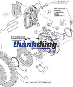 ĐĨA PHANH SAU XE TOYOTA LAND CRUISER 2001 | 4243160170 - Ảnh 5