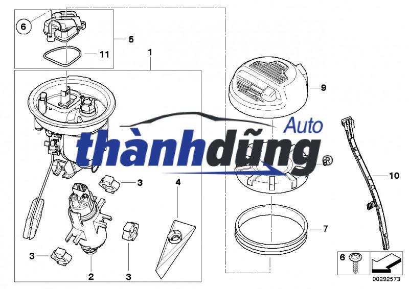 PHAO BÁO XĂNG XE TOYOTA INNOVA 2010 | 833200K030 - Ảnh 4