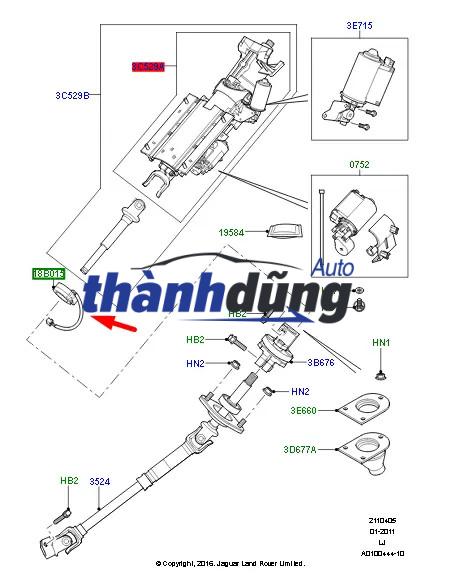 CẢM BIẾN GÓC LÁI TOYOTA SIENNA 2017-2025 | 892450D080 - Ảnh 5