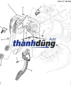 BÀN ĐẠP LÊN XUỐNG CABIN KIA K2500 | 874414E000 - Ảnh 5