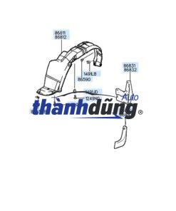 CHẮN BÙN BÁNH SAU PHẢI CHEVROLET CAPTIVA 2013 | 20918642 - Ảnh 3