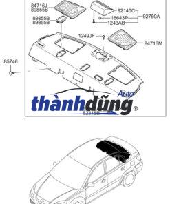 GIÁ ĐỂ ĐỒ CỐP HẬU XE HYUNDAI I10 2015 | 85930-B4000PYN - Ảnh 3