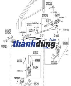Ổ NGẬM KHOÁ CỬA XE HYUNDAI TUCSON 2011 - Ảnh 3