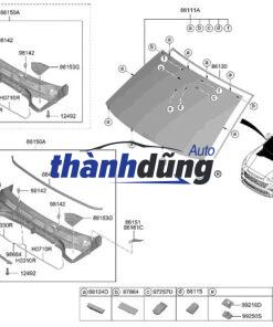 ỐP CHÂN KÍNH CHẮN GIÓ KIA SOLUTO 2020 - Ảnh 3