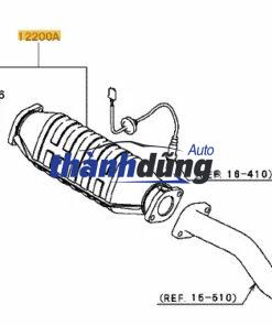 BẦU LỌC KHÍ THẢI CHEVROLET CAPTIVA | 96629304 - Ảnh 4