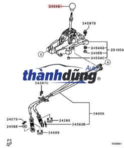 TAY NẮM CẦN SỐ TOYOTA HILUX 2010 | 33504-0K150-C0 - Ảnh 3