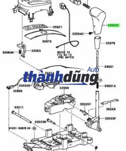TAY NẮM CẦN SỐ TOYOTA HILUX 2010 | 33504-0K150-C0 - Ảnh 4