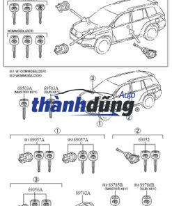 CHÌA KHOÁ ĐIỀU KHIỂN TỪ XA (REMOTE) TOYOTA CROSS - Ảnh 3
