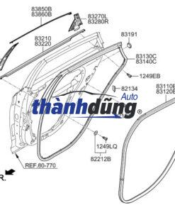 ỐP TRỤ CÁNH CỬA XE MAZDA 3 2018 | BKC350M10 - Ảnh 5