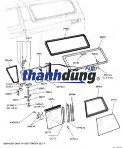 KÍNH CỐP HẬU KIA SELTOS 2021 | 87110-Q5130 - Ảnh 3