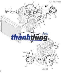 BÌNH DẦU TRỢ LỰC LÁI NISSAN TEANA 2.0 2011 | 49180-JA000 - Ảnh 4