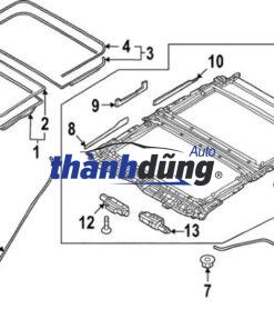KÍNH CỬA SỔ TRỜI XE FORD TERRITORY 2024 | NS1500A18BA - Ảnh 4