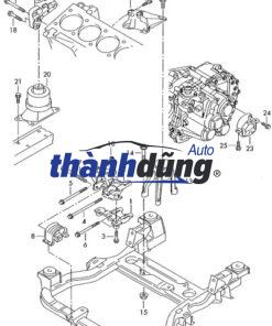 CHÂN MÁY KÉT NƯỚC XE TOYOTA CAMRY 2003 | 12361-28110 - Ảnh 4