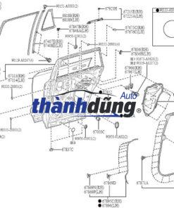 TAY MỞ CỬA NGOÀI HYUNDAI SANTAFE GOLD | 8266026010 - Ảnh 3