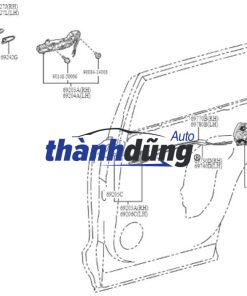TAY MỞ CỬA NGOÀI HYUNDAI SANTAFE GOLD | 8266026010 - Ảnh 4