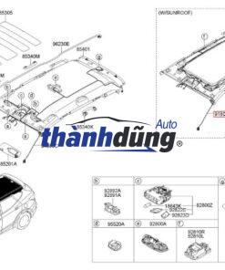 MÔ TƠ CỬA SỔ TRỜI KIA CARNIVAL 2015 | 816312P500 - Ảnh 4