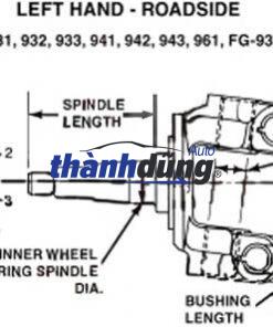 Đầu đót lái KIA K3000 | 517154E704 - Ảnh 3