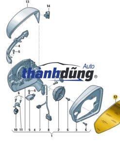 MOTOR GẬP GƯƠNG FORD RANGER 2020 | 2L1Z17D696BA - Ảnh 5