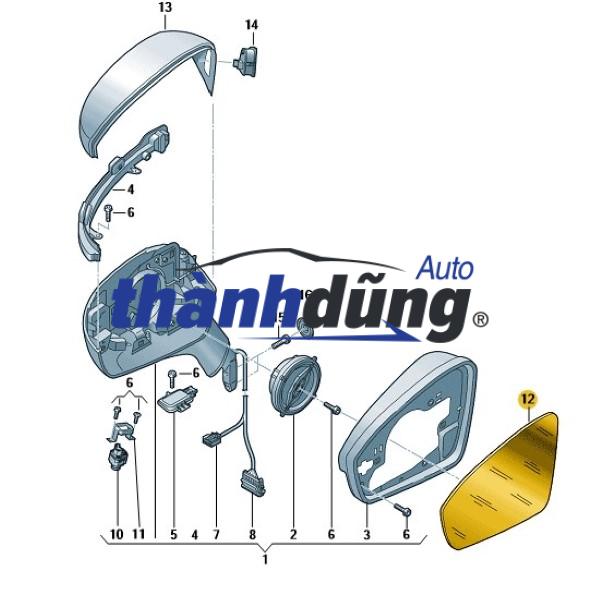 MOTOR GẬP GƯƠNG FORD RANGER 2020 | 2L1Z17D696BA - Ảnh 5