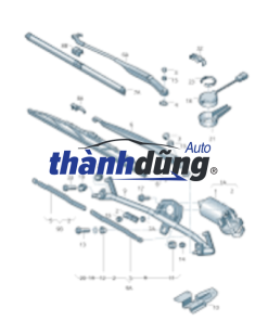 CẦN GẠT MƯA TRƯỚC XE TOYOTA ALTIS 2012 | 8521102230 - Ảnh 6