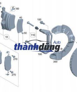 BỐ THẮNG SAU ISUZU DMAX 2006-2012 | K4467 - Ảnh 5