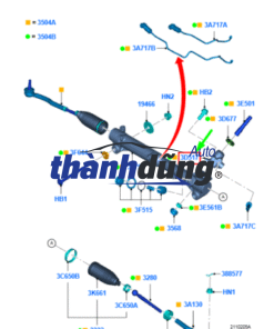 THƯỚC LÁI BMW 328I 1996-2005 | 0280080009101 - Ảnh 4
