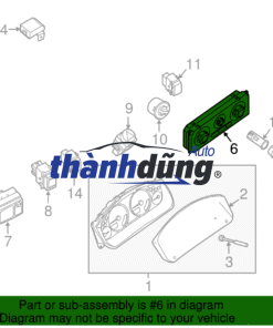 CÔNG TẮC KHIỂN DÀN LẠNH XE KIA FORTE 2012 | 972501M620WK - Ảnh 4