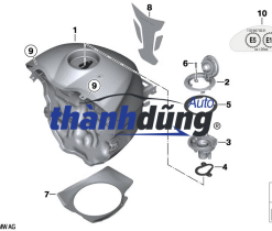 NẮP THÙNG DẦU HYUNDAI HD170 | 31180-7LA00 - Ảnh 4