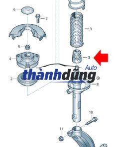 TĂM BÔNG PHUỘC NHÚN PEUGEOT 207 2009-2013 | 9676408280 - Ảnh 4