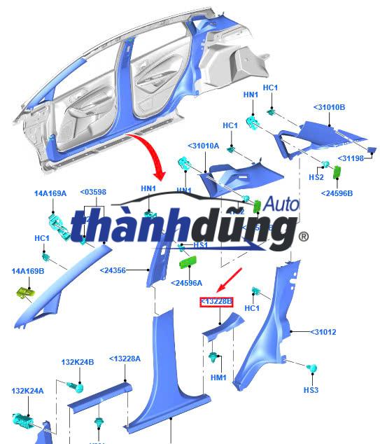 ỐP BẬC CỬA TOYOTA YARIS 2012 | 679180D180 - Ảnh 5
