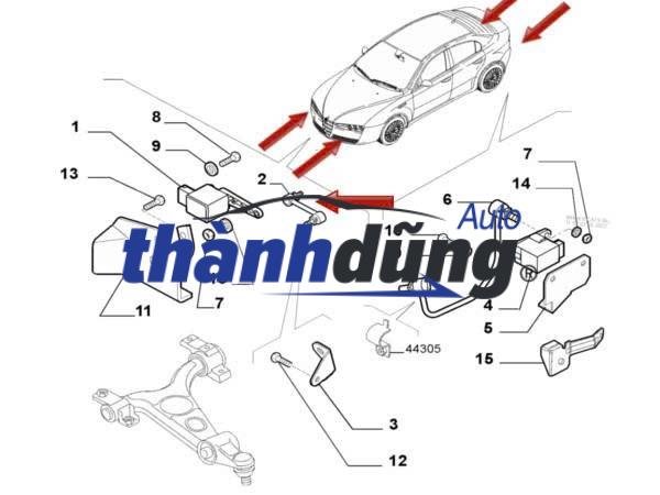 CẢM BIẾN NÂNG HẠ ĐÈN PHA NISSAN XTRAIL T32 2020 | 538124BA0A - Ảnh 5