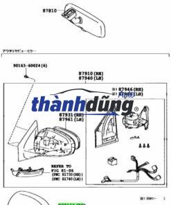 ỐP GƯƠNG CHIẾU HẬU PHỤ KIA K3 2019 | 87626M6120 - Ảnh 6