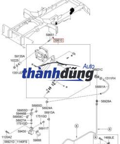 PHANH KHÍ XẢ (CÚP BÔ) HYUNDAI COUNTY | 596105A000 - Ảnh 6
