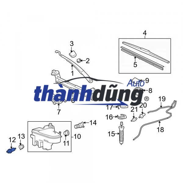 CẢM BIẾN MỨC NƯỚC RỬA KÍNH LEXUS GS350 1997-2004 | 8539733230 - Ảnh 5