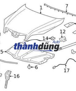 NẮP CAPO XE HONDA CIVIC 2010 | 60120SNAA00 - Ảnh 4